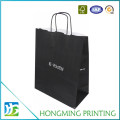 Custom Design Black Color Paper Bag with Handle